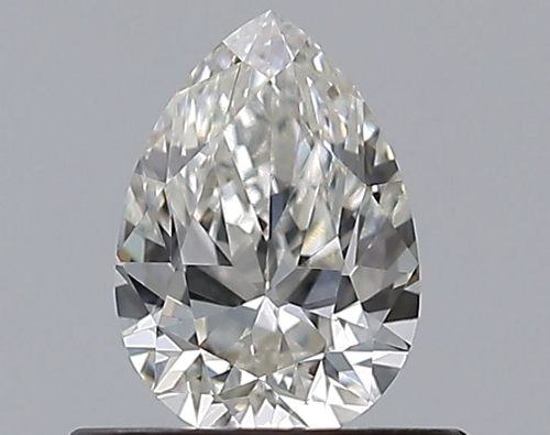 0.5 carat H-VVS2 Natūralus Pear Deimantas (1)