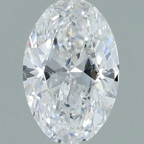 0.5 carat D-SI2 Natūralus Oval Deimantas (1)