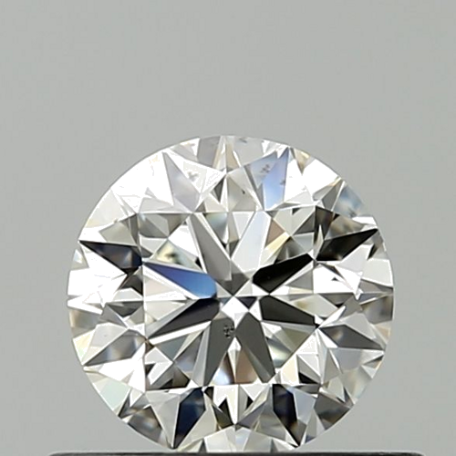 0.52 carat I-SI1 Very Good cut Natūralus Round Deimantas (1)