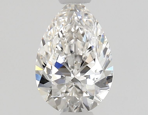 0.52 carat F-VVS1 Natūralus Pear Deimantas (1)