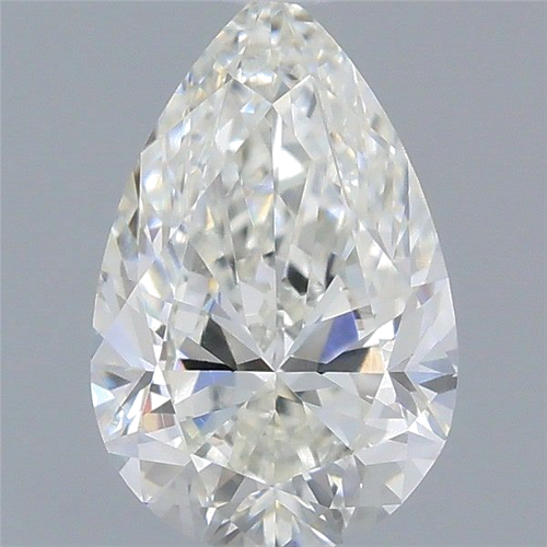 0.45 carat I-VS2 Natūralus Pear Deimantas (1)