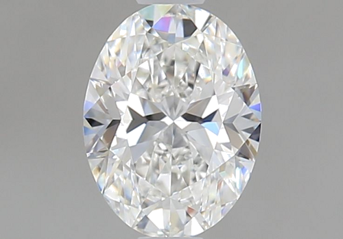 0.6 carat F-VVS2 Natūralus Oval Deimantas (1)