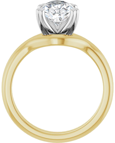 Sužadėtuvių Žiedas „Twin-Prong Octet® Solitaire“ 14k yellow/white gold Pear 11.5mm x 7mm (7)