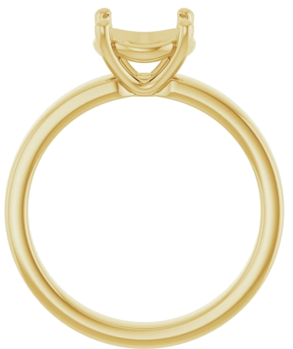 Sužadėtuvių Žiedas „Solitaire“ 14k yellow gold Round 8mm (2)