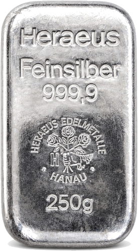 250 g Silver Bar .999 Argor-Heraeus (1)