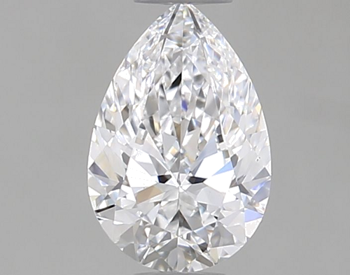 0.5 carat D-VS1 Natūralus Pear Deimantas (1)