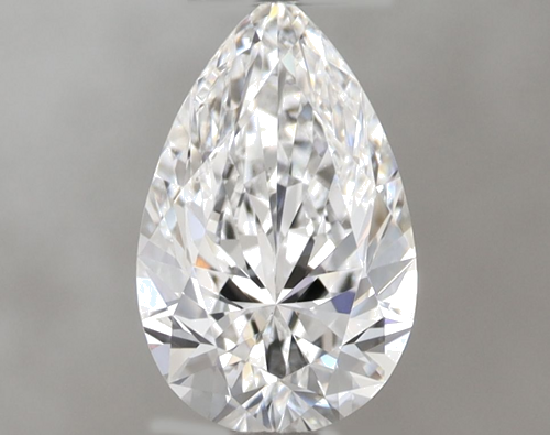 0.7 carat D-VS2 Natūralus Pear Deimantas (1)