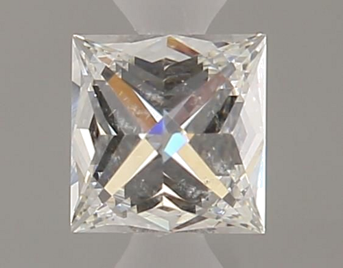 0.33 carat I-SI1 Natūralus Princess Deimantas (1)