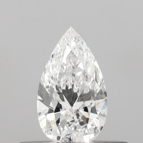 0.3 carat F-SI1 Natūralus Pear Deimantas (1)