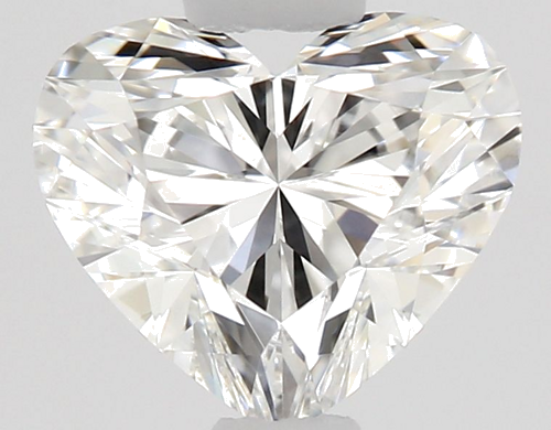 0.64 carat F-IF Natūralus Heart Deimantas (1)