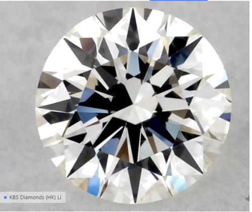 0.3 carat J-VVS1 Excellent cut Natūralus Round Deimantas (1)