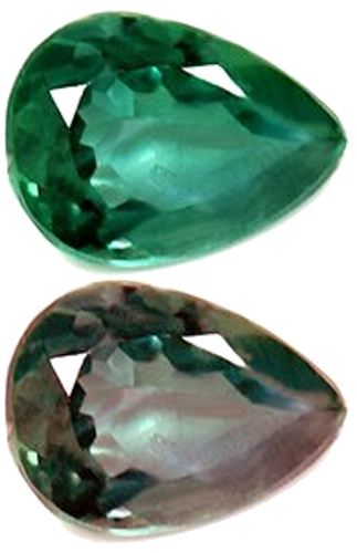 0.34 carat GREEN Pear Alexandrite (1)