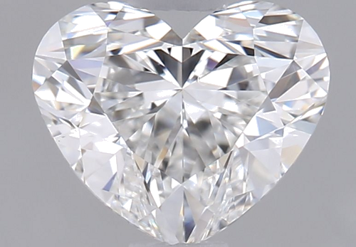 0.9 carat F-VS2 Natūralus Heart Deimantas (1)