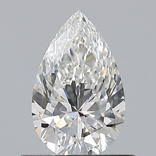 0.61 carat F-IF Natūralus Pear Deimantas (1)