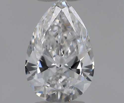 0.4 carat D-VS1 Natūralus Pear Deimantas (1)