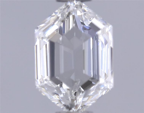 0.49 carat F-VVS2 Natūralus Hexagonal Deimantas (1)