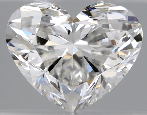 0.7 carat F-VS2 Natūralus Heart Deimantas (1)