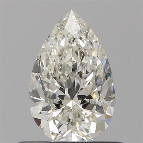 0.53 carat I-VVS1 Natūralus Pear Deimantas (1)