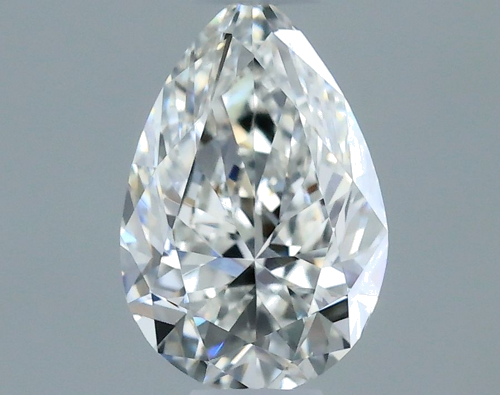 0.3 carat F-VVS2 Natūralus Pear Deimantas (1)