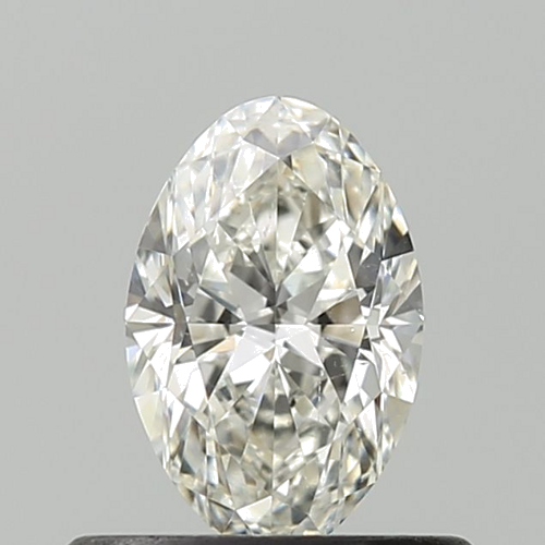 0.5 carat H-VS2 Natūralus Oval Deimantas (1)