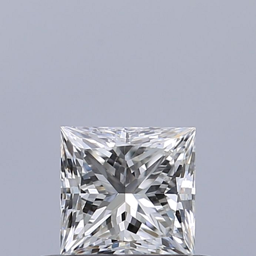 0.42 carat F-VVS1 Natūralus Princess Deimantas (1)