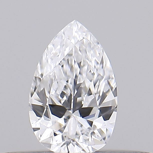 0.18 carat D-VVS1 Natūralus Pear Deimantas (1)