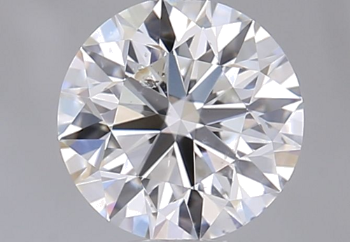 0.56 carat F-SI2 Excellent cut Natūralus Round Deimantas (1)
