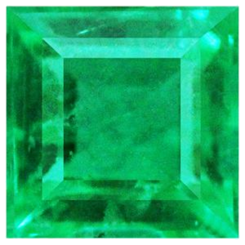 0.4 carat GREEN Square Smaragdas (1)
