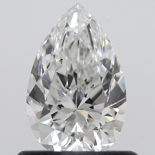 0.7 carat F-VS2 Natūralus Pear Deimantas (1)