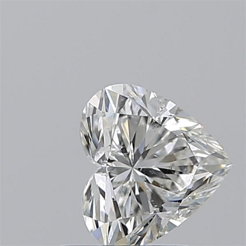 1.01 carat H-SI2 Natūralus Heart Deimantas (1)