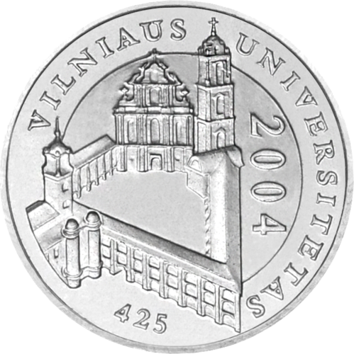 2004 Lietuva Viļņas Universitāte 1 lita monēta (1)