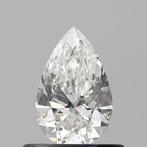 0.51 carat F-SI1 Natūralus Pear Deimantas (1)
