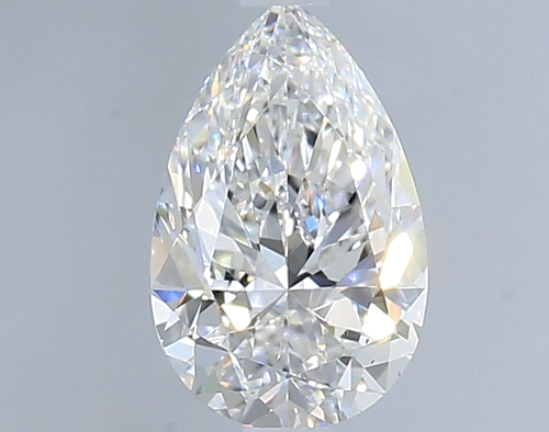 1.0 carat E-VS2 Natūralus Pear Deimantas (1)