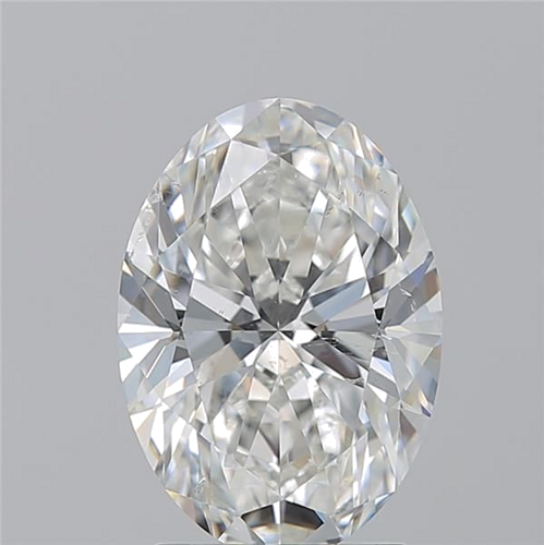 2.52 carat G-SI2 Natūralus Oval Deimantas (1)
