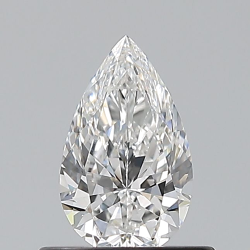 0.53 carat E-VVS2 Natūralus Pear Deimantas (1)