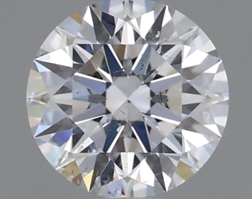 0.52 carat E-SI2 Excellent cut Natūralus Round Deimantas (1)