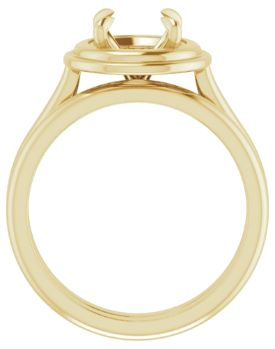 Sužadėtuvių Žiedas „Claw-Prong Solitaire“ 14k yellow gold Round 7.4mm (7)