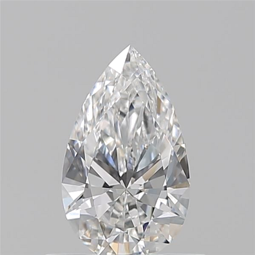 0.51 carat E-VS1 Natūralus Pear Deimantas (1)