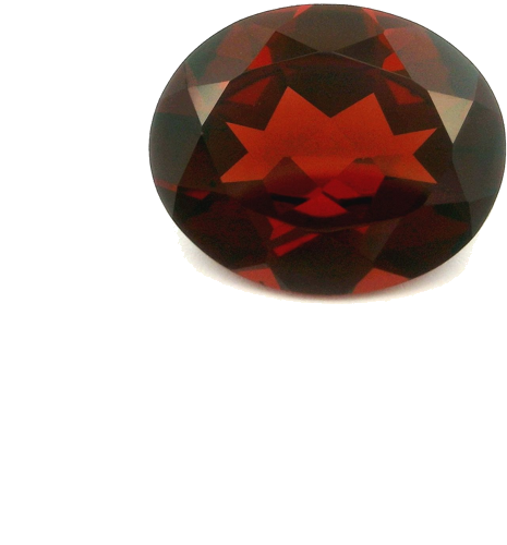 5.07 carat RED Oval Garnet (1)