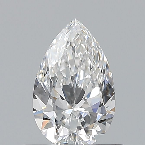 0.6 carat F-VS1 Natūralus Pear Deimantas (1)