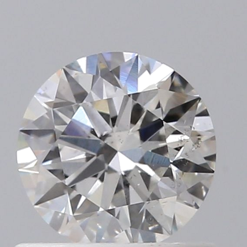 0.58 carat F-SI1 Excellent cut Natūralus Round Deimantas (1)