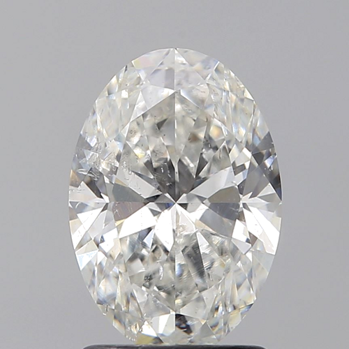 1.51 carat G-SI2 Natūralus Oval Deimantas (1)