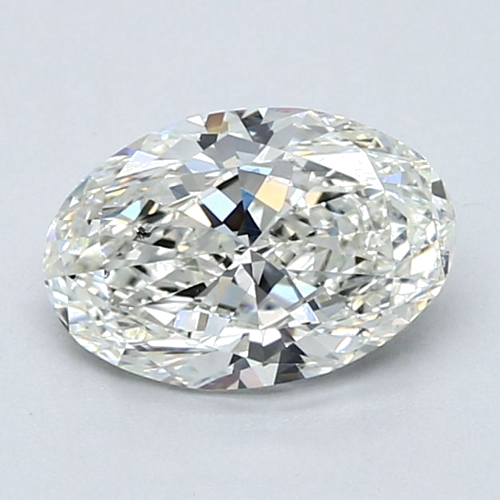 1.51 carat I-SI1 Natūralus Oval Deimantas (1)