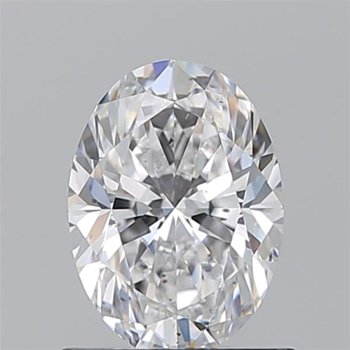 1.01 carat D-SI1 Natūralus Oval Deimantas (1)