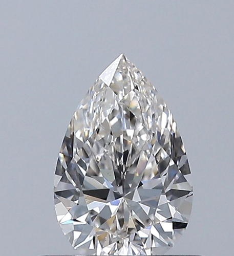 0.5 carat I-VS2 Natūralus Pear Deimantas (1)
