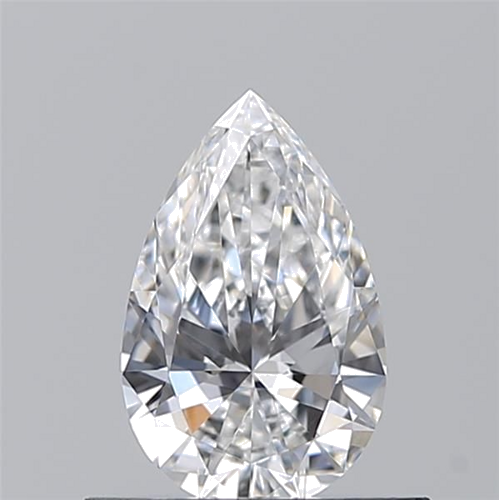 0.5 carat D-VS1 Natūralus Pear Deimantas (1)