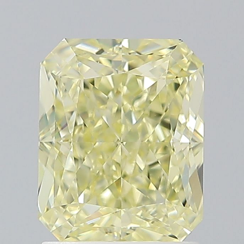 2.02 carat Fancy Light Yellow-VS1 Natūralus Radiant Deimantas (1)