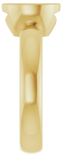 Sužadėtuvių Žiedas „Bezel-Set Solitaire“ 14k yellow gold Oval 8mm x 6mm (4)