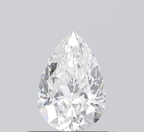 0.5 carat F-SI1 Natūralus Pear Deimantas (1)