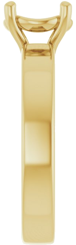 Sužadėtuvių Žiedas „Solitaire“ 14k yellow gold Round 7.4mm (4)